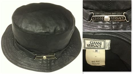 gianni versace leather hat|GIANNI VERSACE Hats for Women .